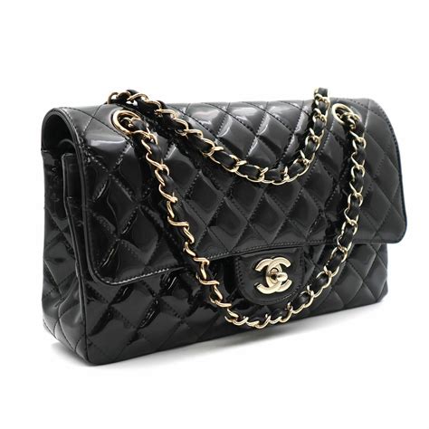 chanel patent leather tote|chanel flap bag sale.